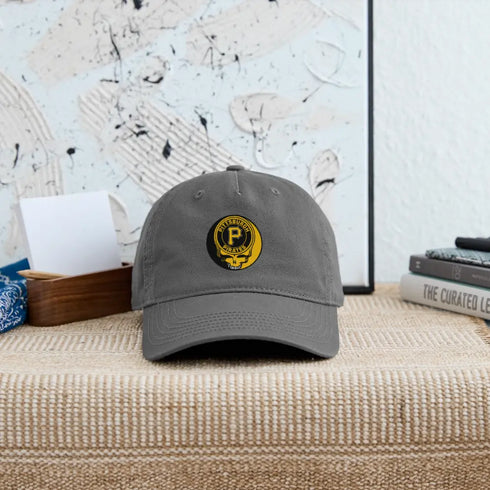 Pittsburgh Grateful Dead Stealie Dad Hat - charcoal